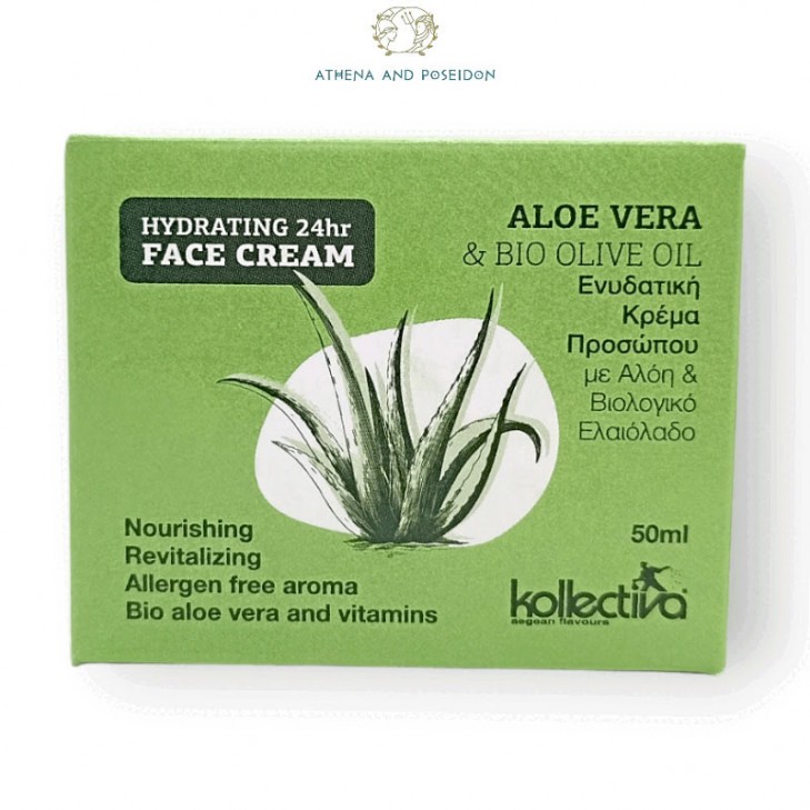 Kollectiva hydrating 24 hour face cream with Aloe Vera 50ml