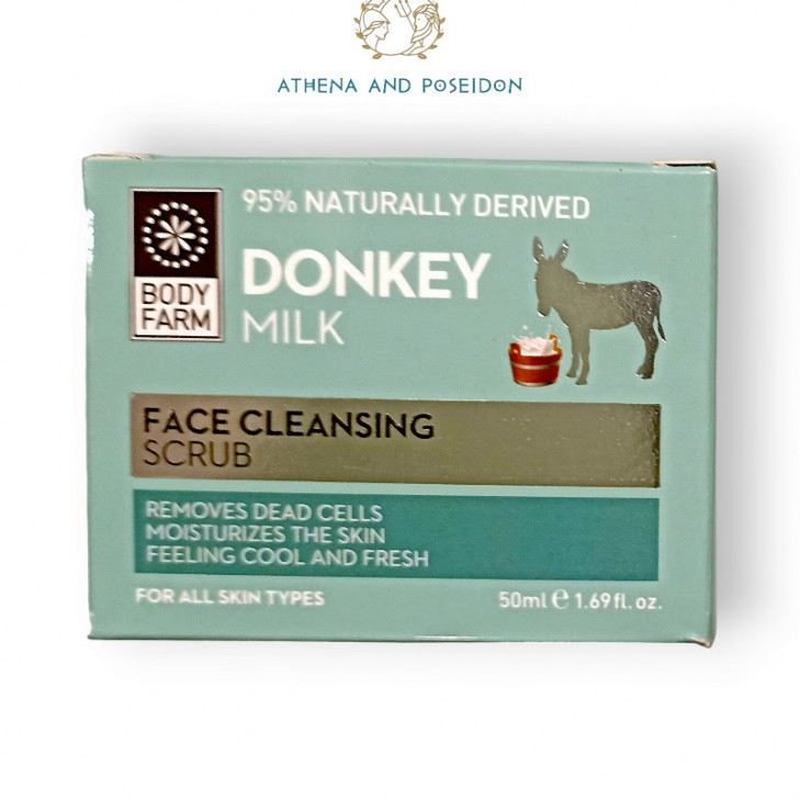 face cleansing scrub Donkey Milk Bodyfarm 50ml