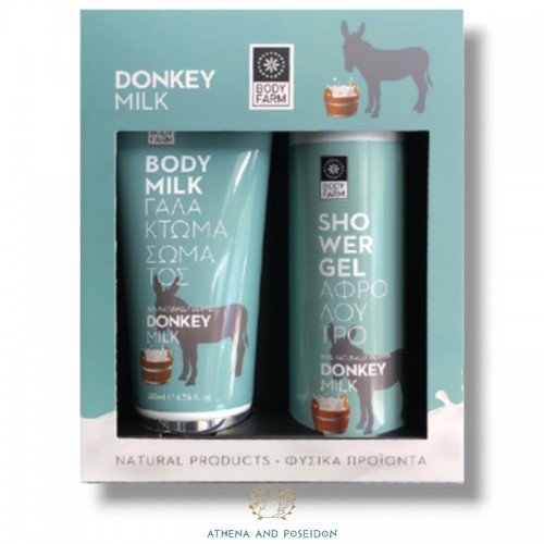 Bodyfarm Donkey milk gift set ( shower gel, body milk)