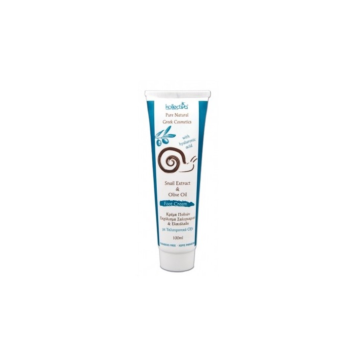 Kollectiva Foot Cream with Snail Extract and Hyaluronic Acid 100ml