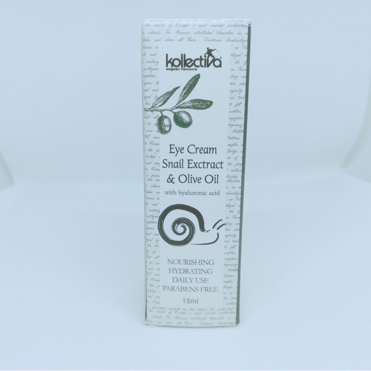 Kollectiva Eye Cream with Snail Extract and Olive Oil (15ml)