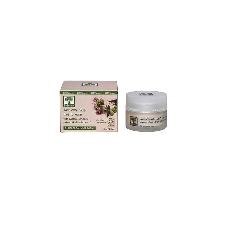 Anti Wrinkle Eye Cream Bioselect Organic 30ml
