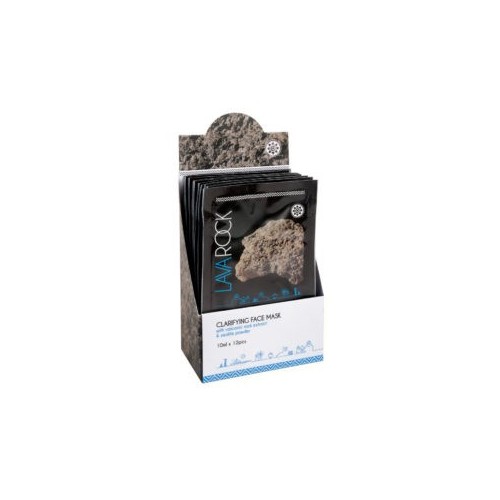 Clarifying face mask with volcanic rock extract and zeolite powder