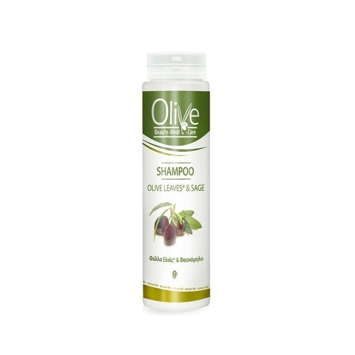 Σαμπουάν φύλλα ελιάς & φασκόμηλο Minoan Life- Olive Beauty Medi Care 200ml