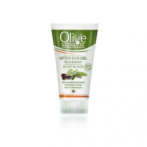 After Sun Gel for Face and Body Olive - Minoan LIfe (150ml 5.07 fl oz)