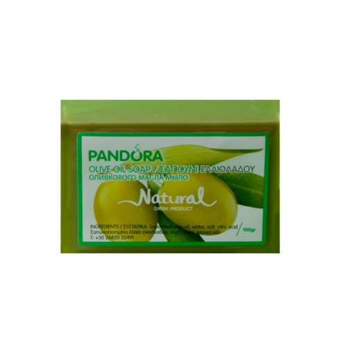Αγνό Φυσικό Σαπούνι Ελαιολάδου Pandora 100gr
