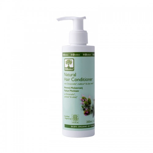 Φυσική μαλακτική κρέμα - conditioner μαλλιών Bioselect Organic 200ml
