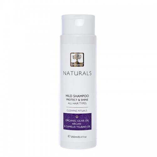 Mild Shampoo for Protect & Shine Glowing Rituals Bioselect Naturals 250ml