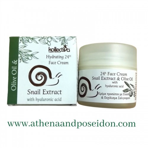 Kollectiva Face Cream with Snail Extract and Hyaluronic Acid (50ml)