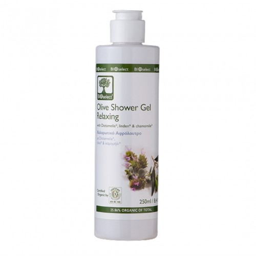 Olive Shower Gel Relaxing Bioselect Organic 250ml