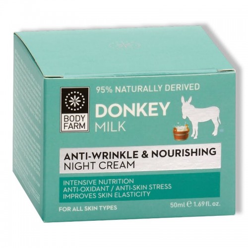 Bodyfarm Antiwrinkle & Nourishing Night Cream with Donkey Milk (50ml, 1.69fl.oz)
