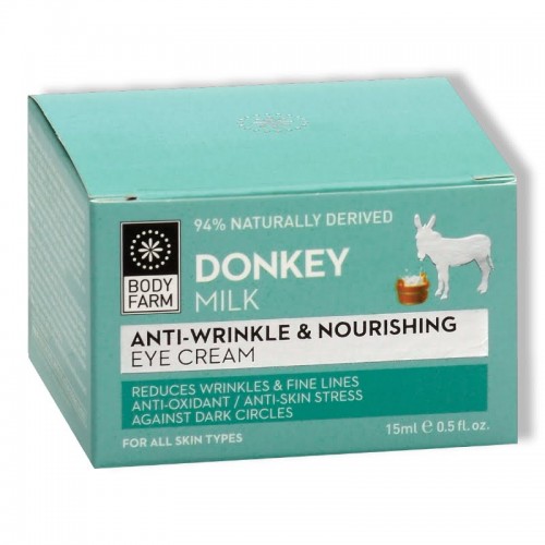 Eye Cream Antiwrinkle & Nourishing with Donkey Milk Bodyfarm 15ml