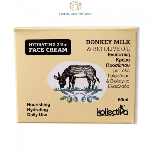 Kollectiva 24 Hour Face Cream with Donkey Milk and Olive Oil (50ml)