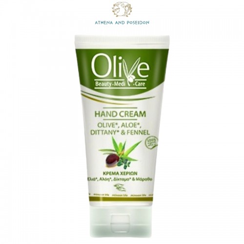 Hand Cream Olive , Aloe , Dittany & Fennel Minoan Life - Olive Beauty Medi Care 100ml